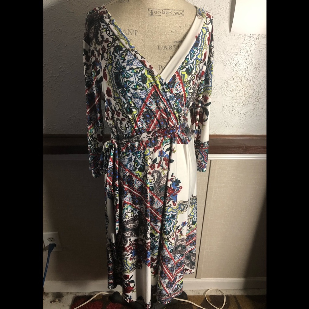 Floral print dress